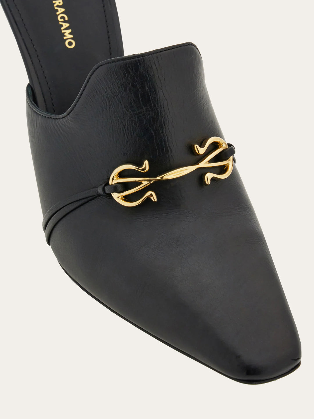 Ferragamo Gancini ornament mule