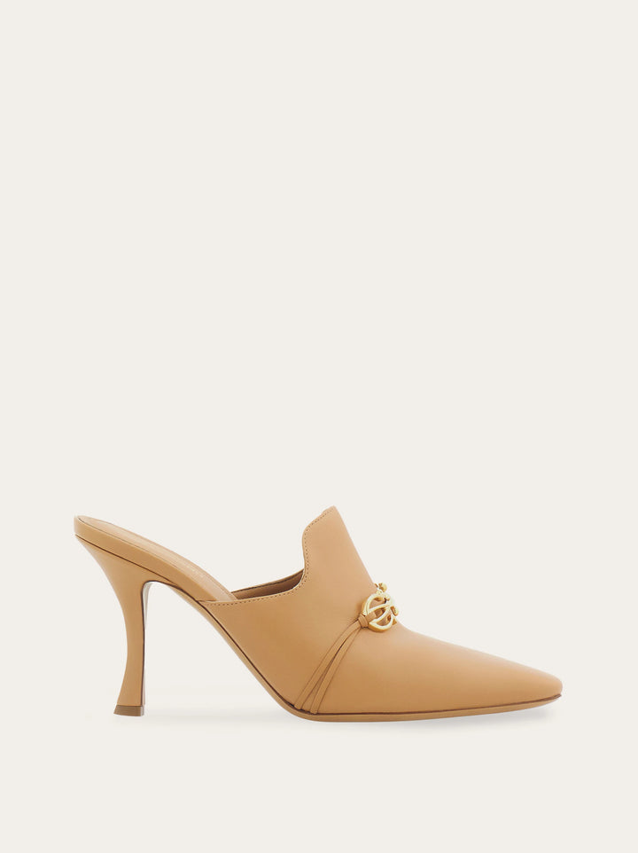 Ferragamo Gancini ornament mule