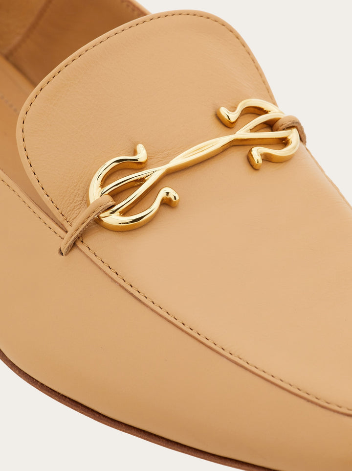 Ferragamo Loafer with Gancini ornament