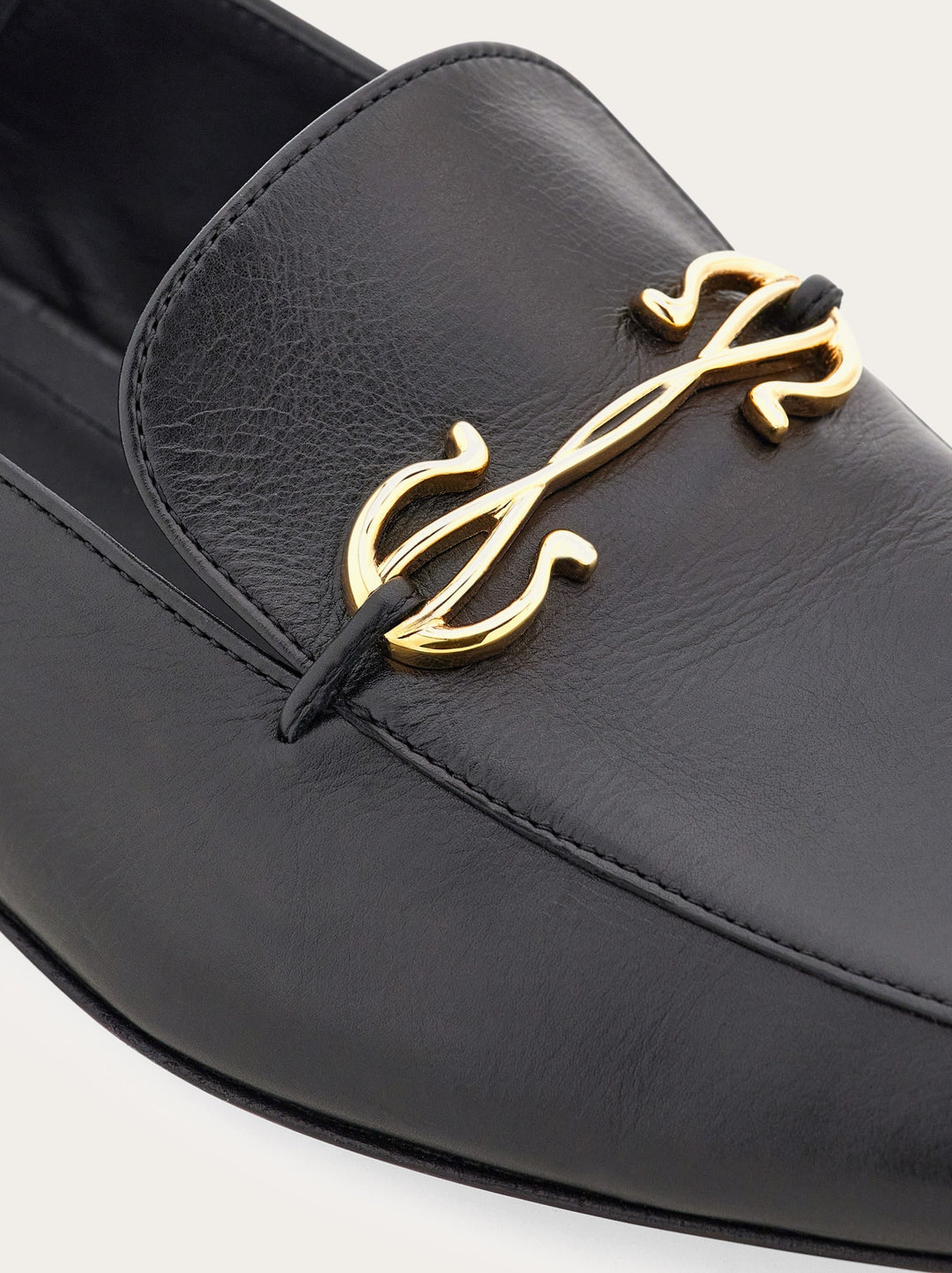 Ferragamo Loafer with Gancini ornament