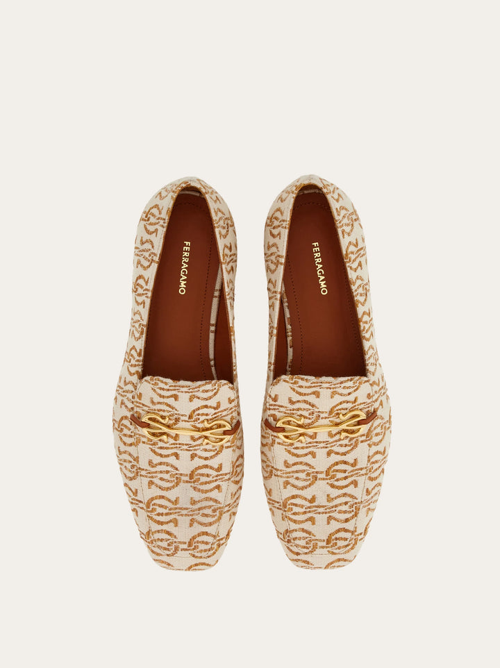 Ferragamo Loafer with Gancini ornament