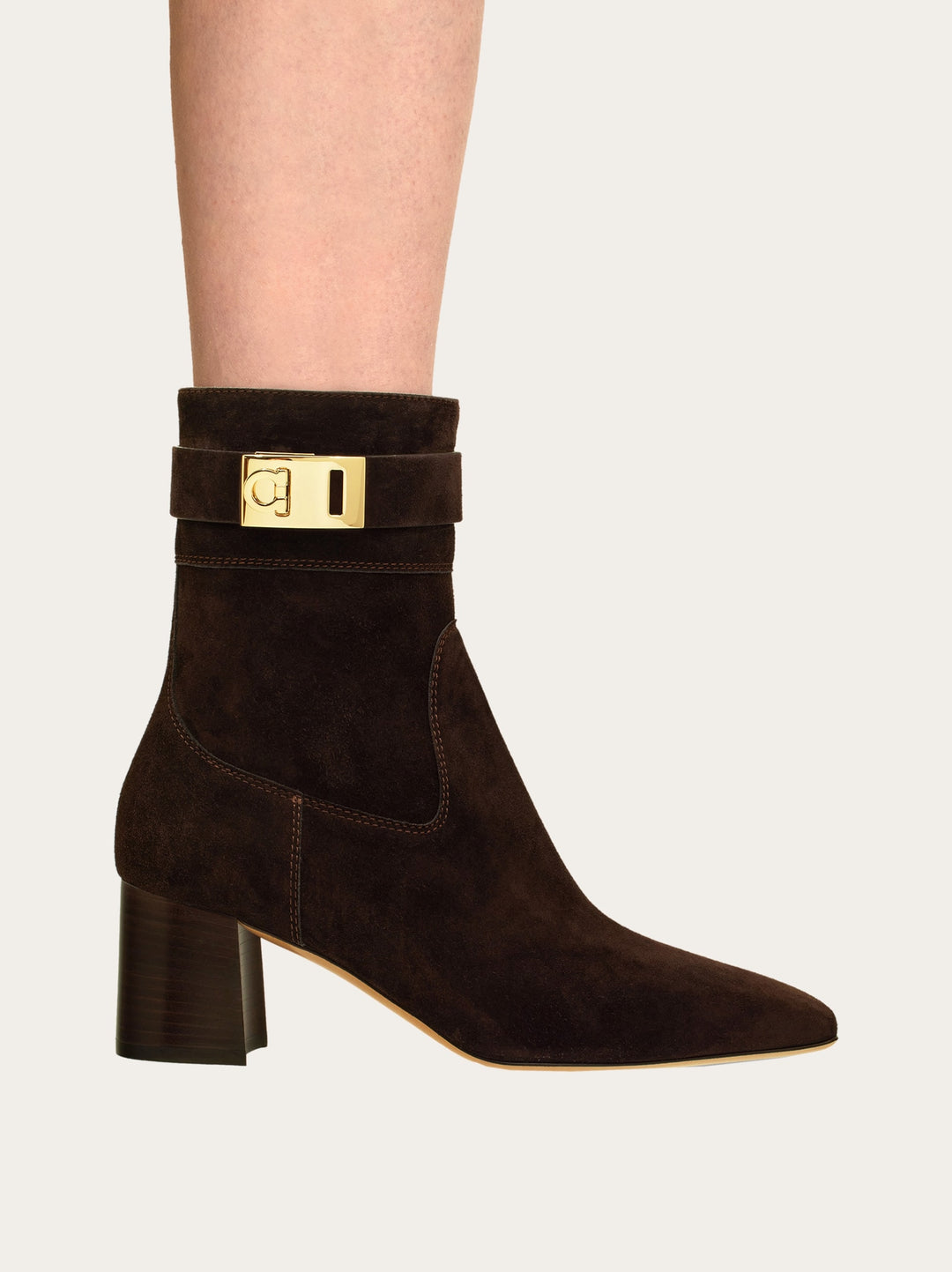 Ferragamo Hug buckle ankle boot