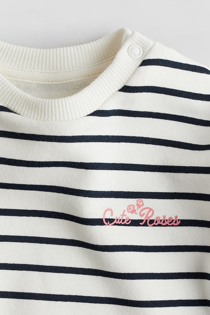 H&M Sweatshirt Dress with Denim Skirt