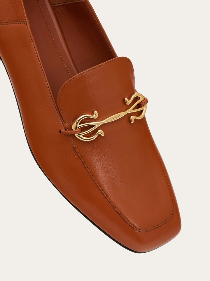 Ferragamo Loafer with Gancini ornament