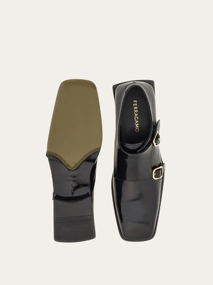 Ferragamo  Double monkstrap