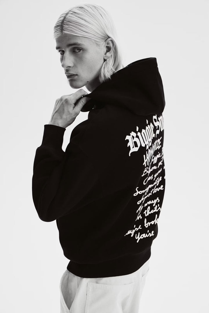 H&M Oversized Fit Printed Hoodie