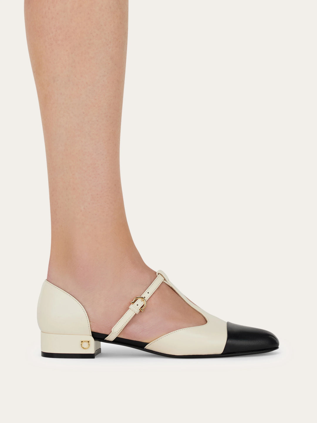 Ferragamo T-strap ballet shoe