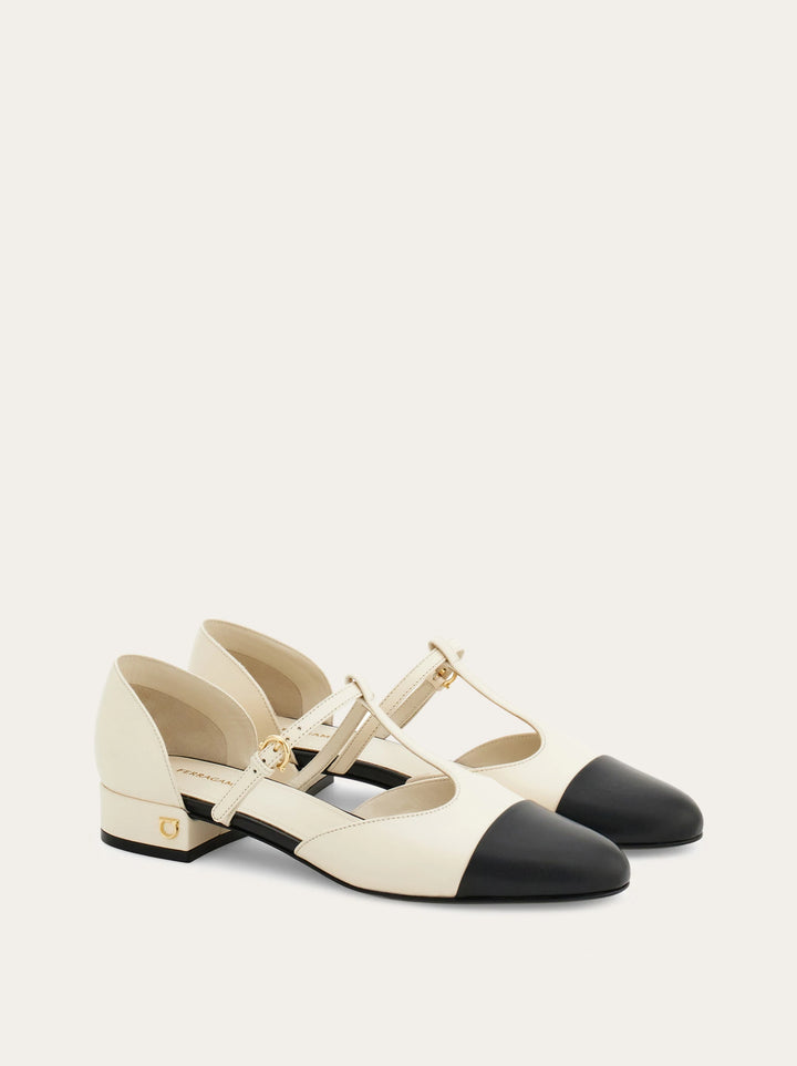 Ferragamo T-strap ballet shoe