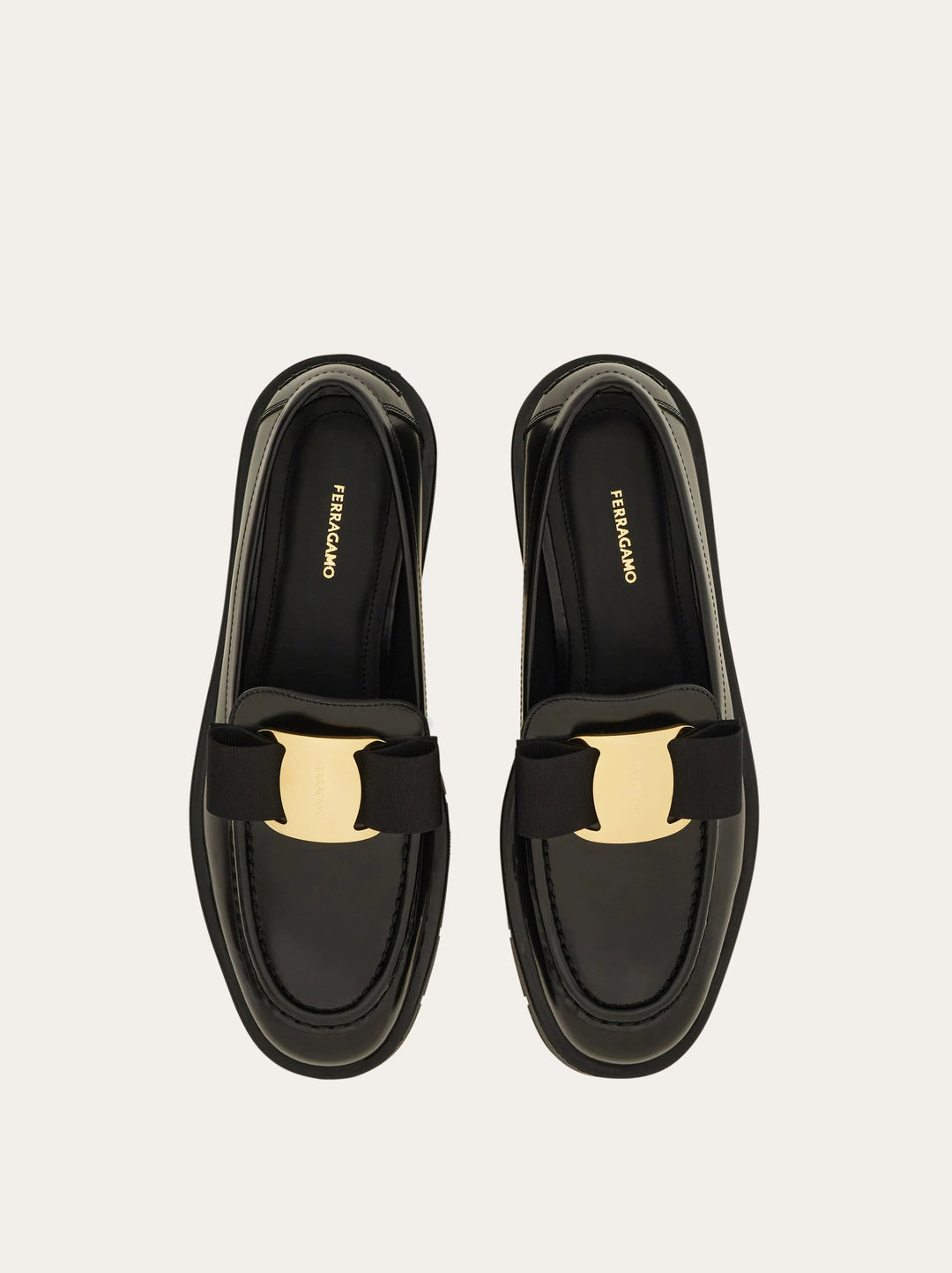 Ferragamo Chunky Vara Bow loafer