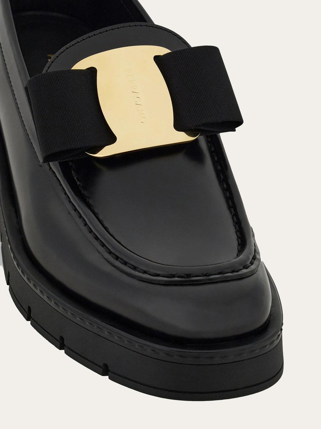 Ferragamo Chunky Vara Bow loafer