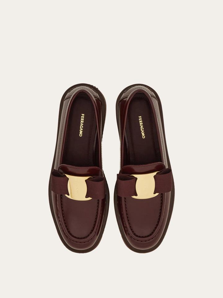 Ferragamo Chunky Vara Bow loafer