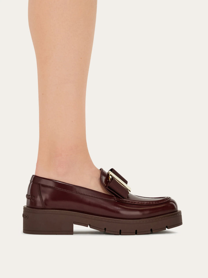 Ferragamo Chunky Vara Bow loafer