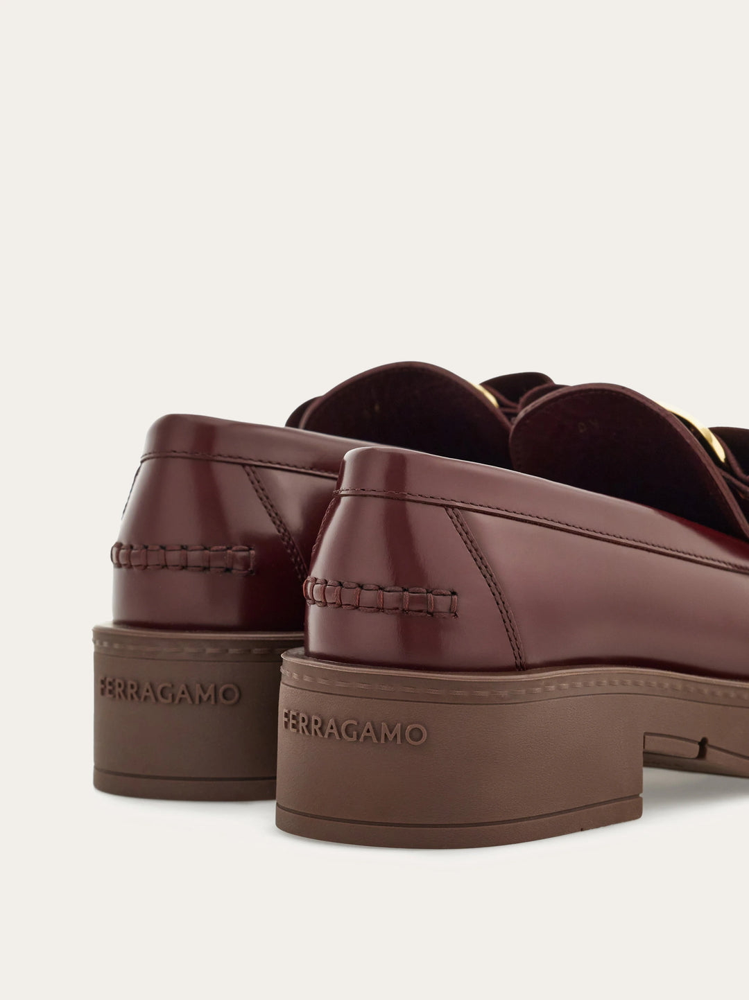 Ferragamo Chunky Vara Bow loafer