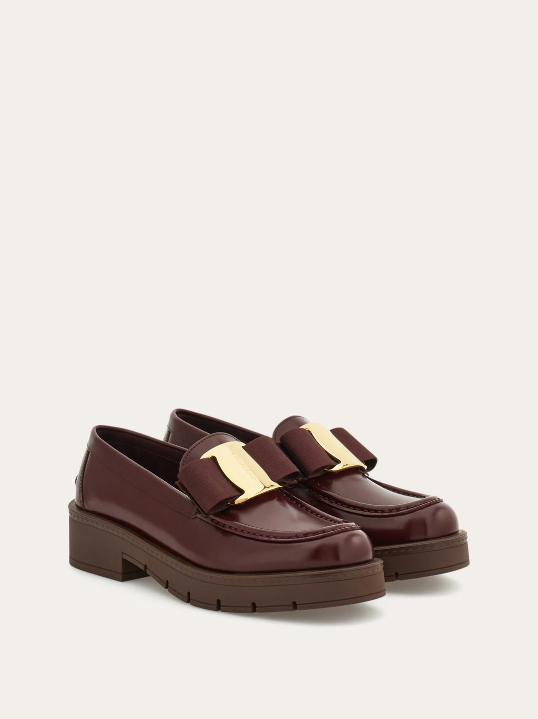 Ferragamo Chunky Vara Bow loafer