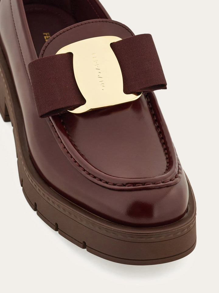 Ferragamo Chunky Vara Bow loafer