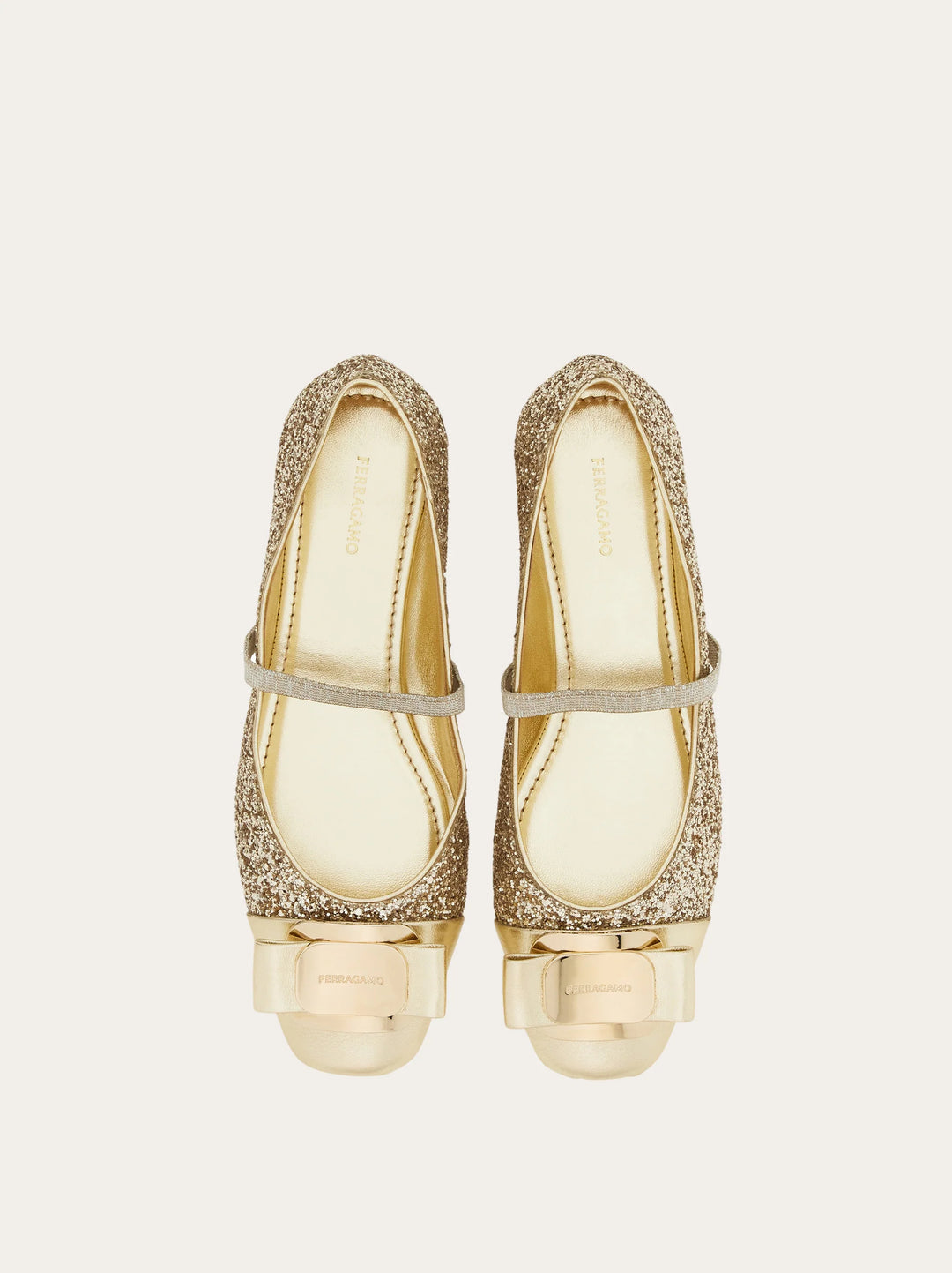 Ferragamo New Vara plate ballet flat