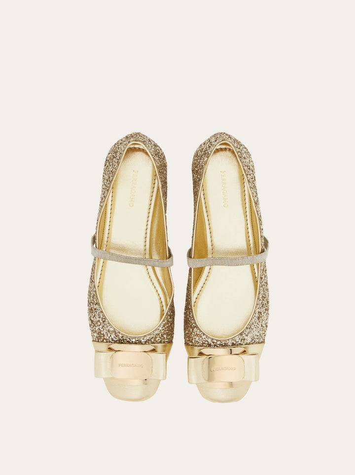 Ferragamo New Vara plate ballet flat