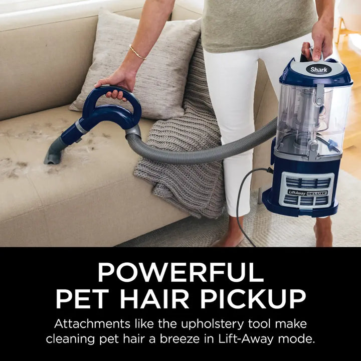 Shark - Navigator Lift-Away Deluxe Upright Vacuum with Anti-Allergen Complete Seal - Blue