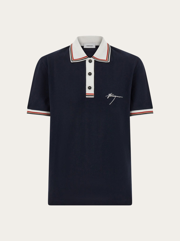 Ferragamo Two-tone polo