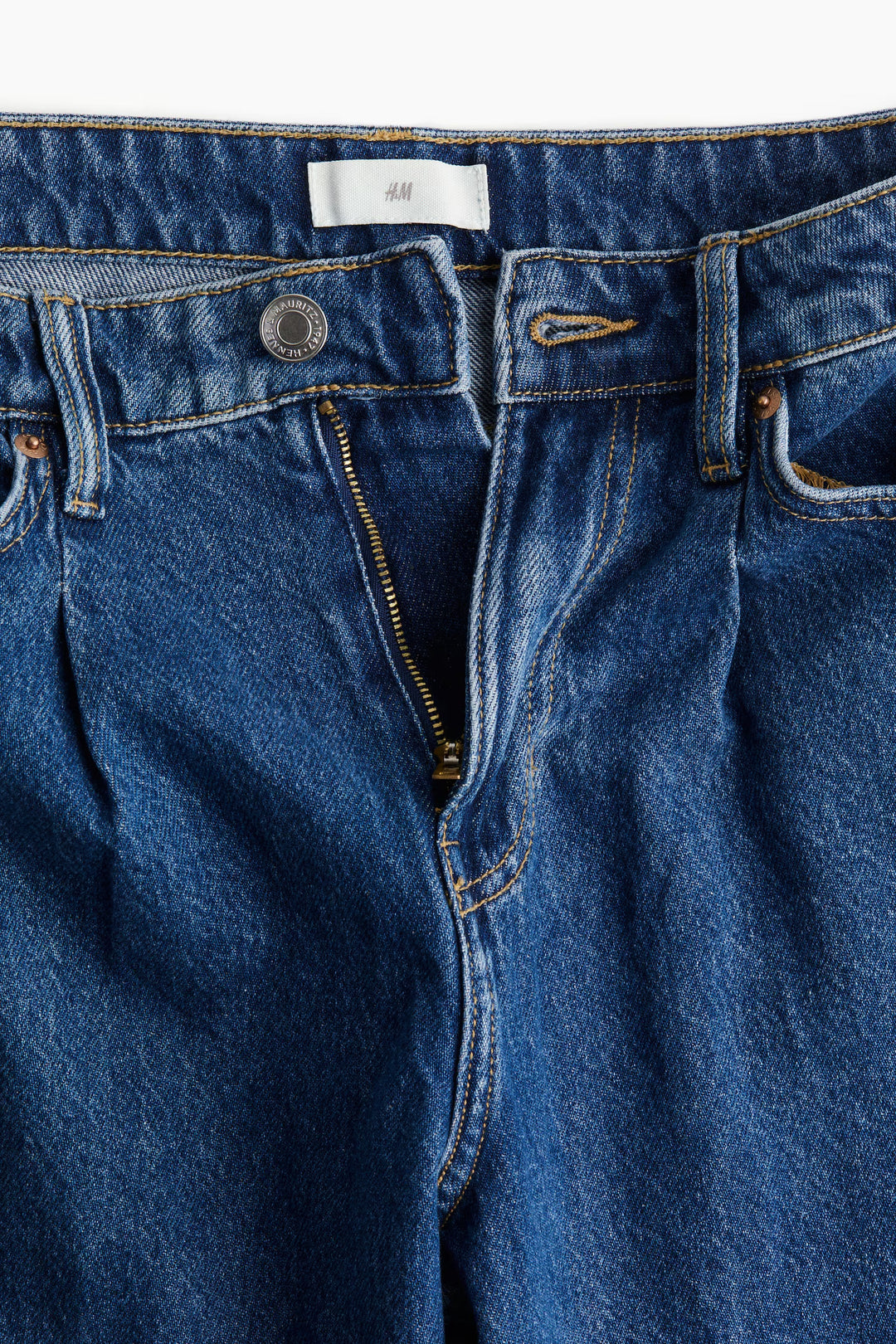 H&M Wide-leg Denim Pants