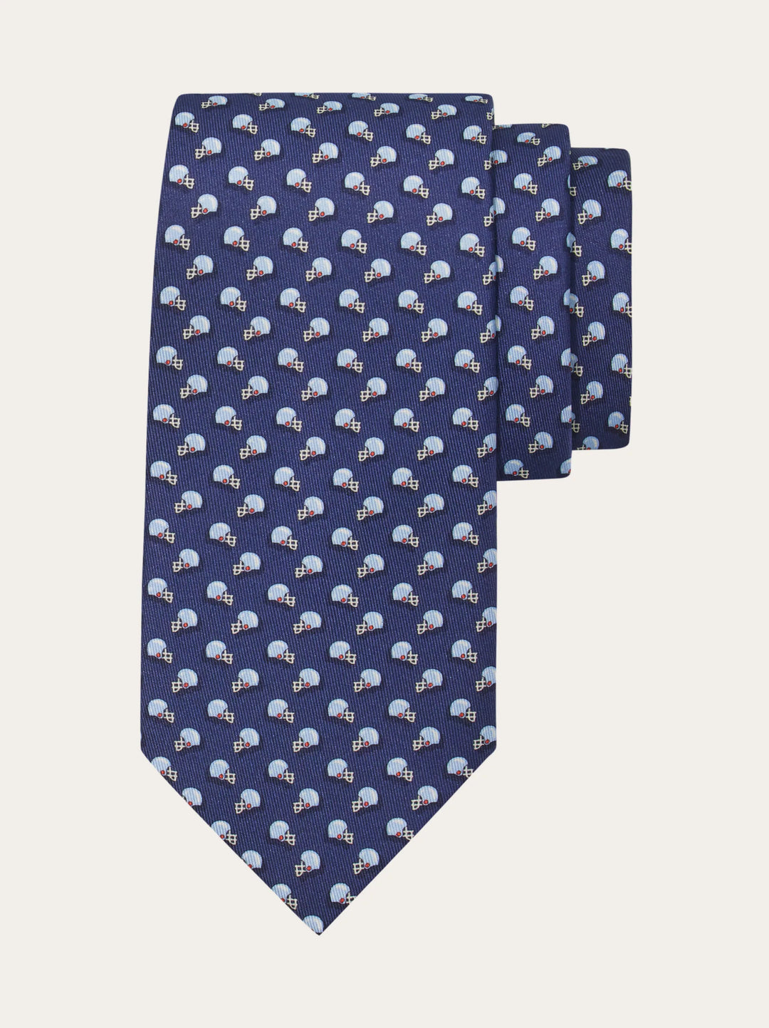 Ferragamo Football print silk tie