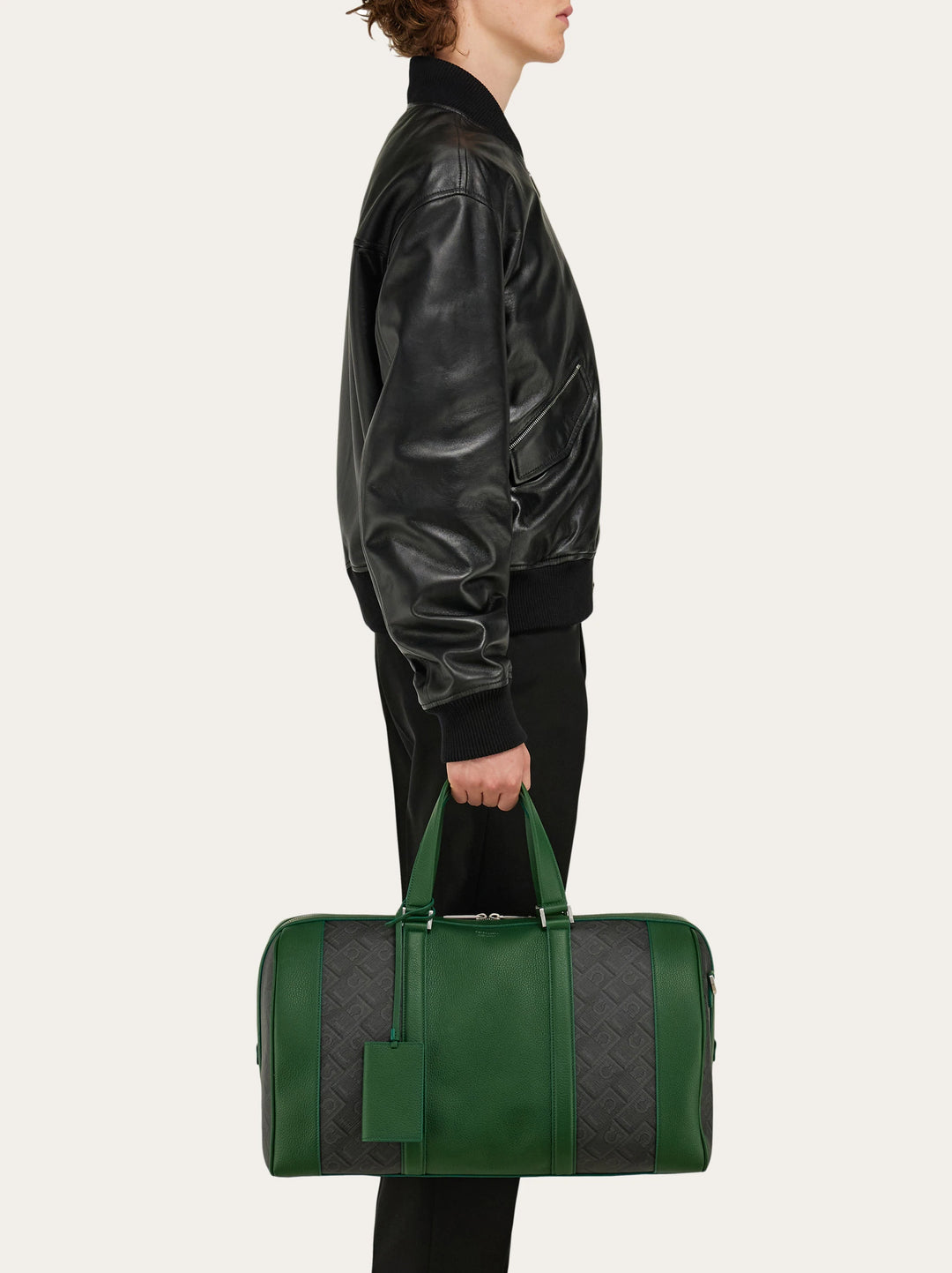 Ferragamo Bicolor duffel bag