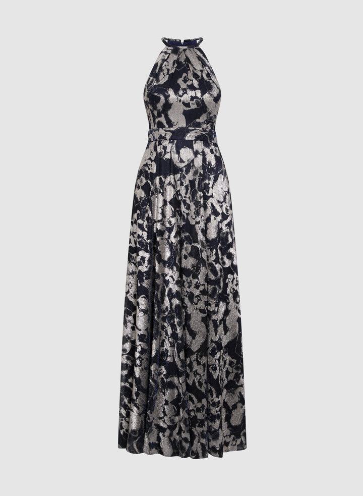 LAURA Floral Metallic Dress