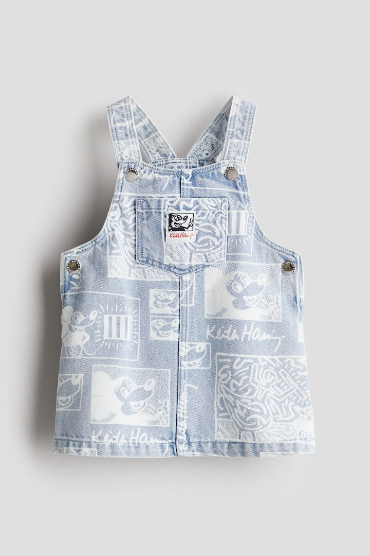 H&M Patterned Overall Dress