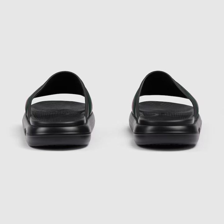 GUCCI Men's Web slide sandal