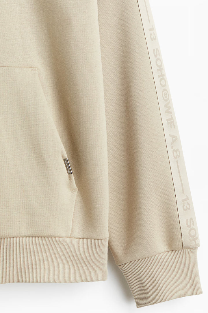 H&M Loose Fit Hoodie with Side Stripes