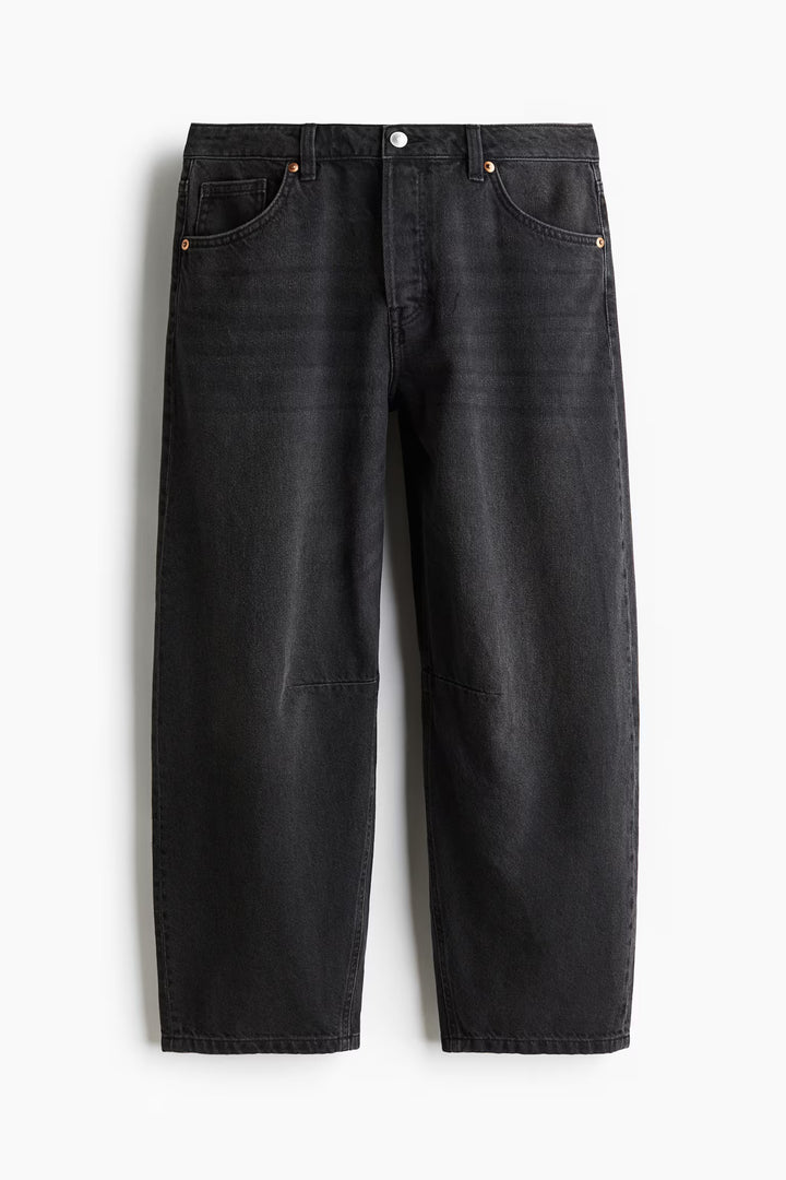 H&M Barrel High Cropped Jeans