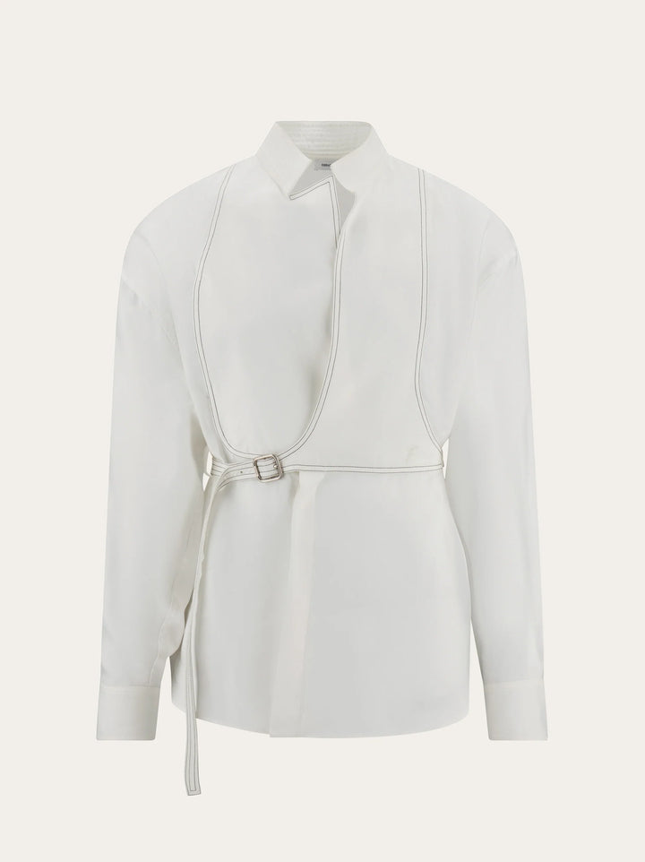 Ferragamo Bib detail shirt