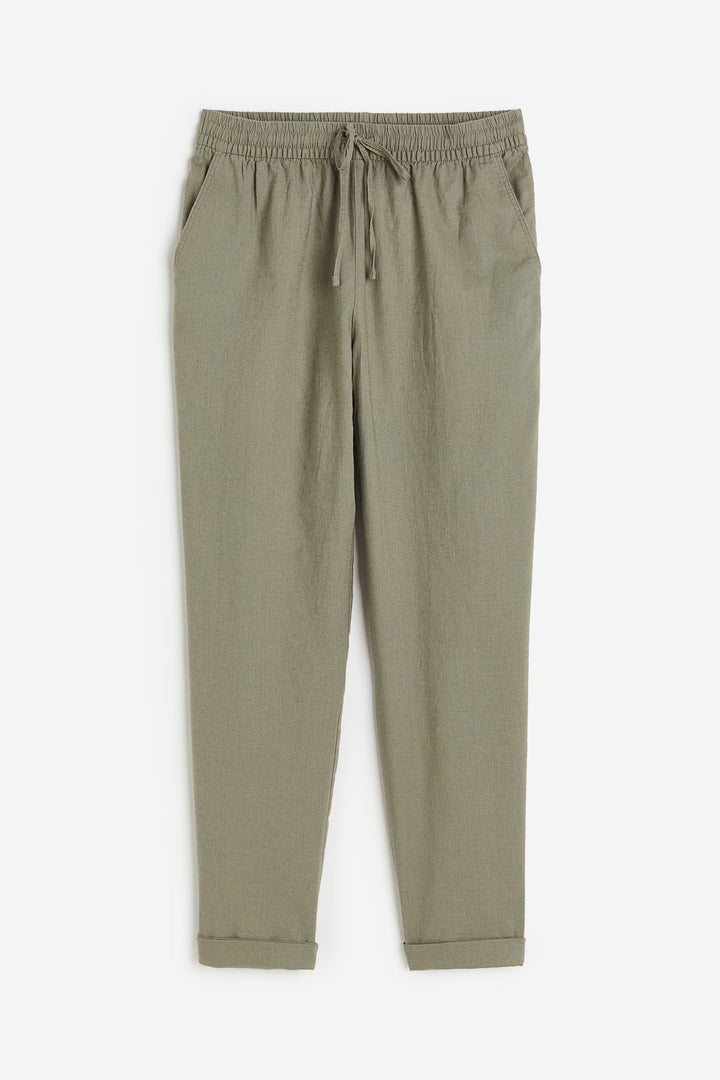 H&M Linen-blend Joggers