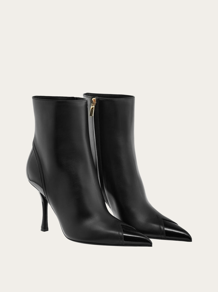 Ferragamo Ankle boot with contrasting inlays