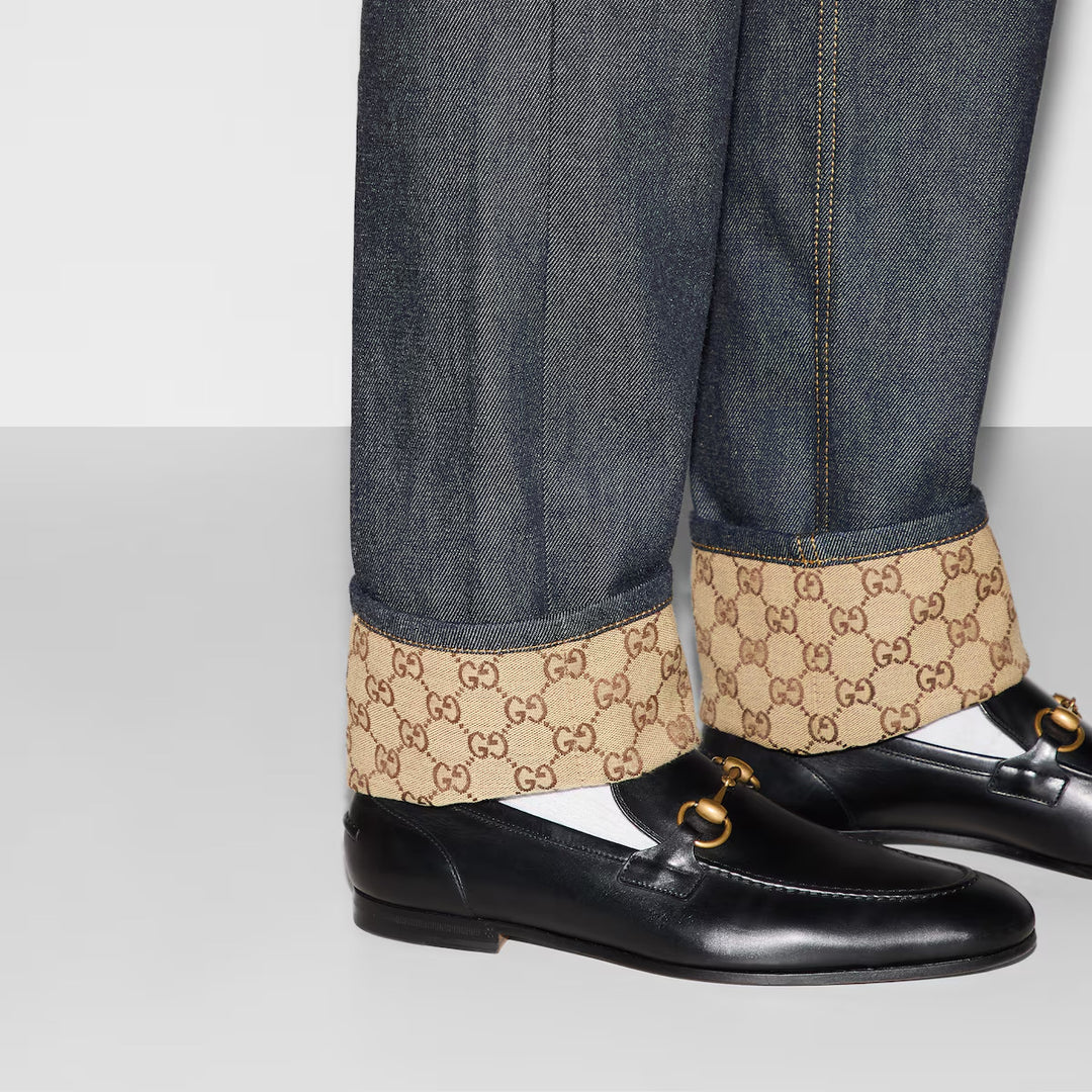 GUCCI DENIM PANT WITH CUFFS
