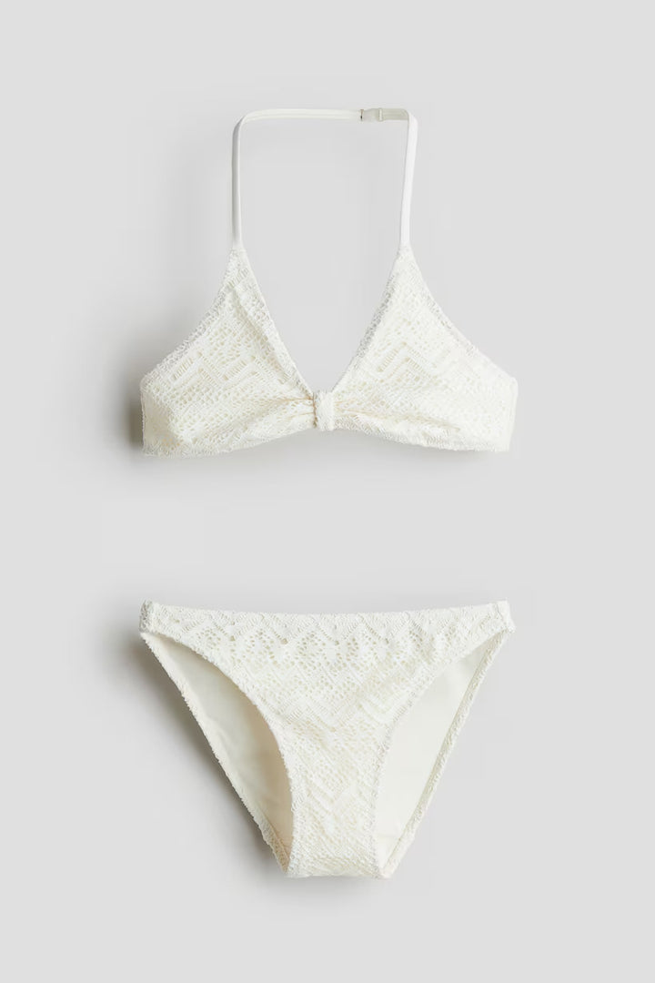 H&M 3-Piece Crochet-Look Swim Set