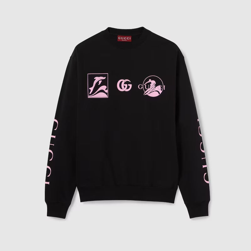 GUCCI COTTON JERSEY SWEATSHIRT