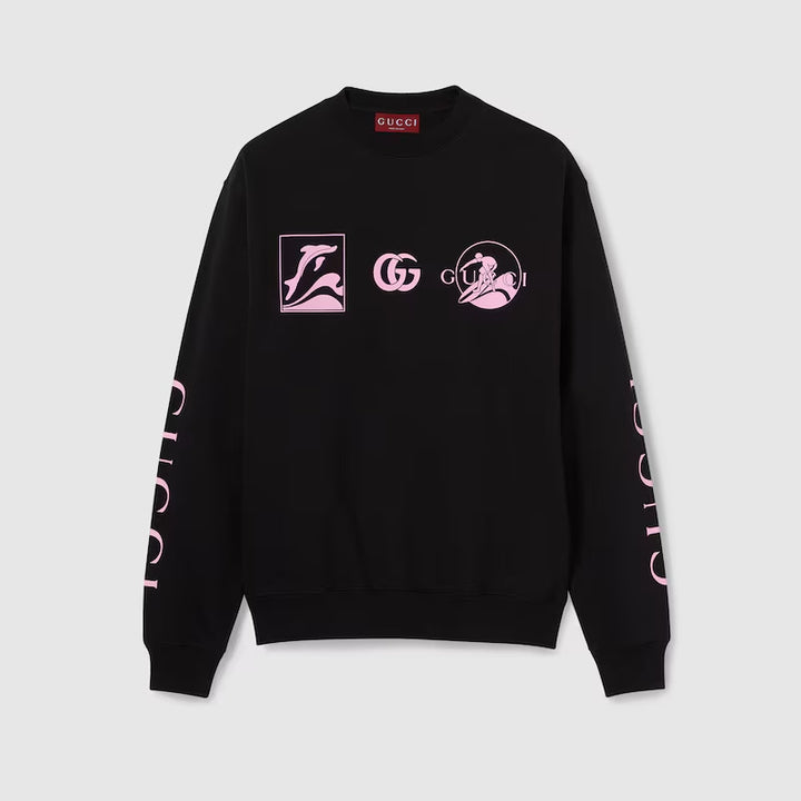 GUCCI COTTON JERSEY SWEATSHIRT