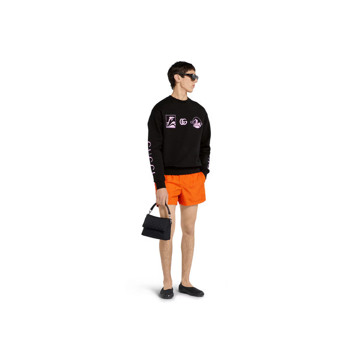 GUCCI COTTON JERSEY SWEATSHIRT