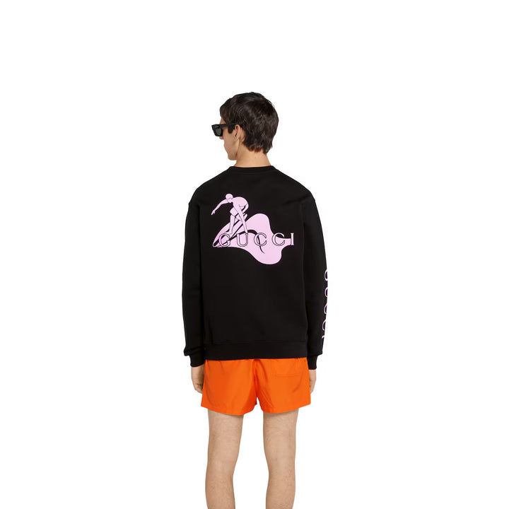 GUCCI COTTON JERSEY SWEATSHIRT