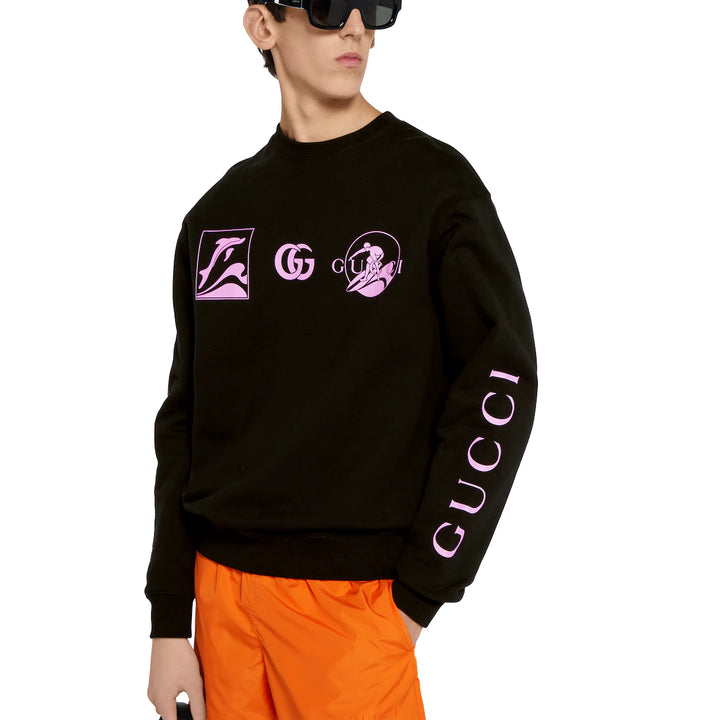 GUCCI COTTON JERSEY SWEATSHIRT