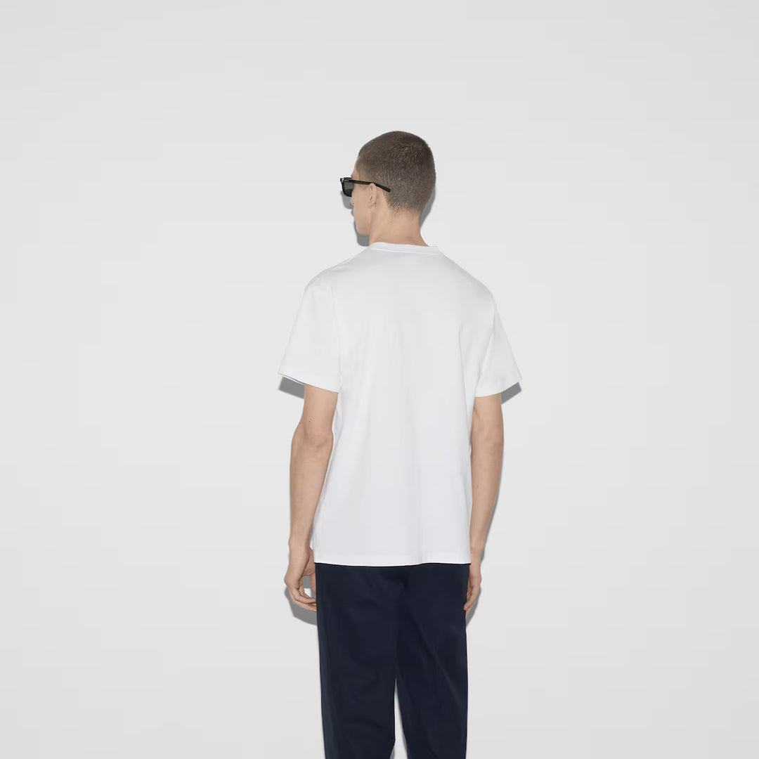Gucci COTTON JERSEY T-SHIRT WITH GUCCI PRINT