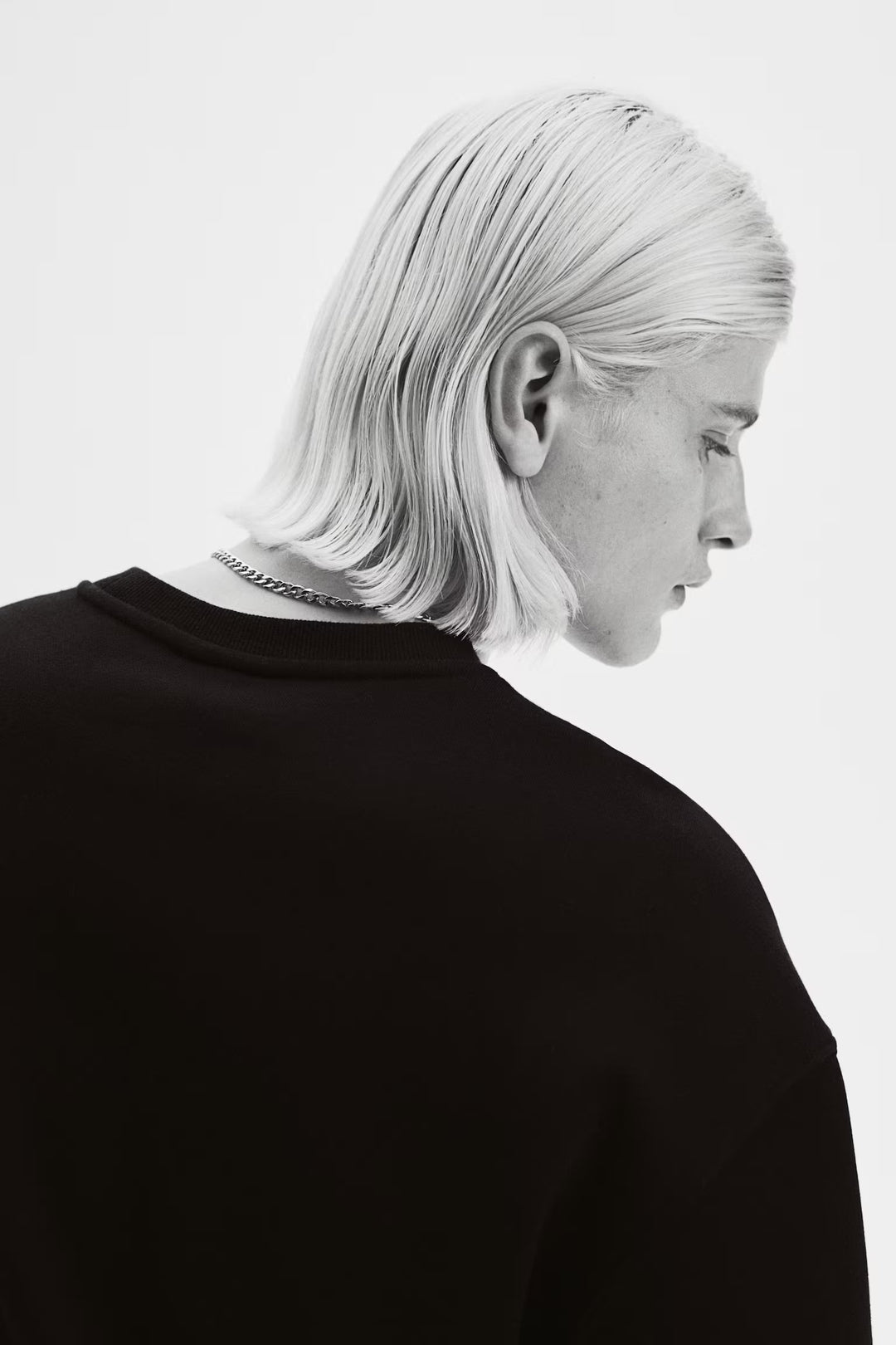 H&M Loose Fit Printed Sweatshirt