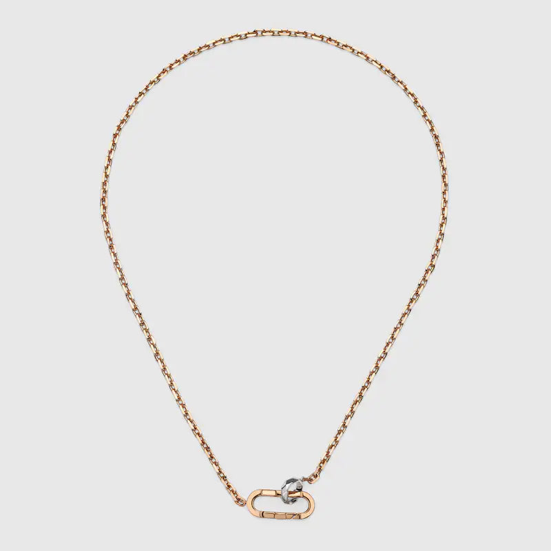 GUCCI LINK TO LOVE 18K CHAIN NECKLACE