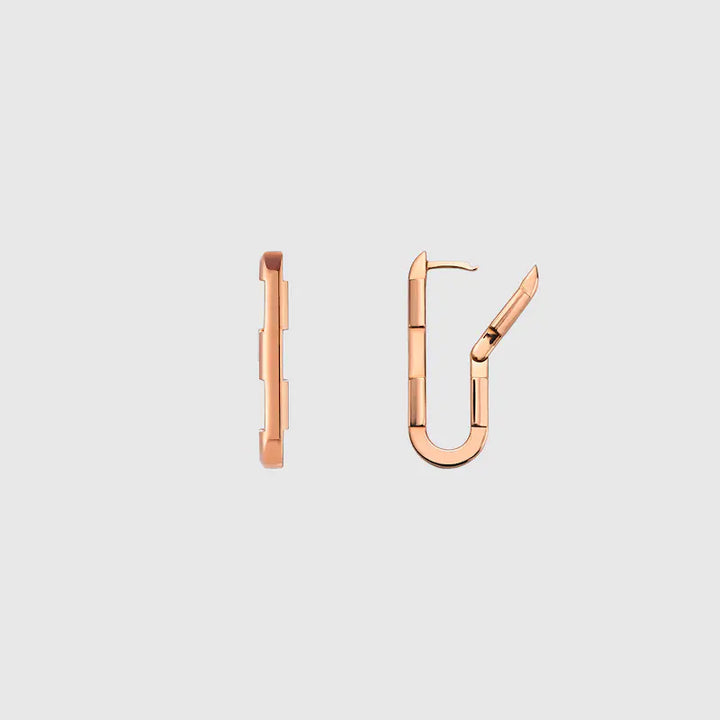 GUCCI LINK TO LOVE STUDDED EARRING SET