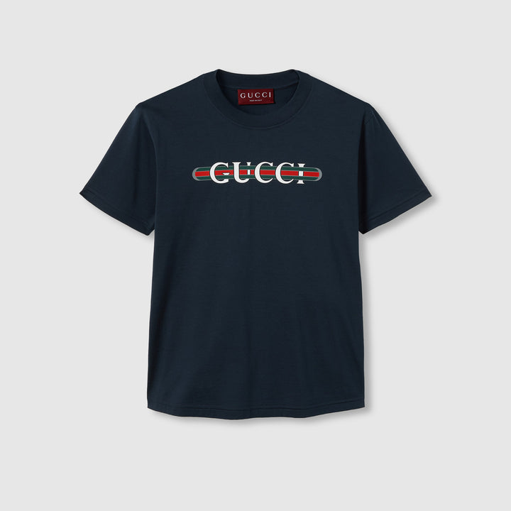Gucci Printed cotton jersey T-shirt
