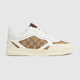 white/beige striped