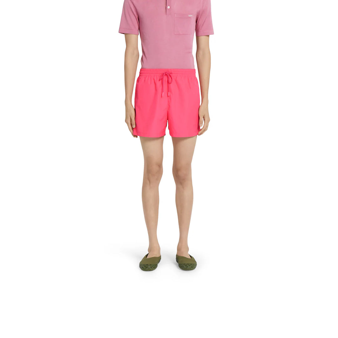 GUCCI PRINTED TECHNICAL POPLIN SWIM SHORT