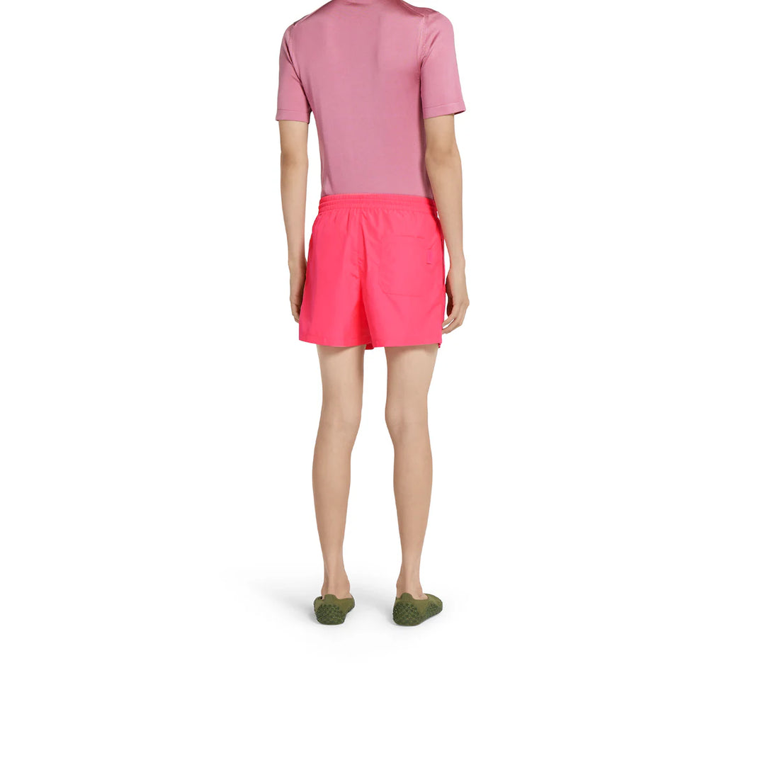 GUCCI PRINTED TECHNICAL POPLIN SWIM SHORT