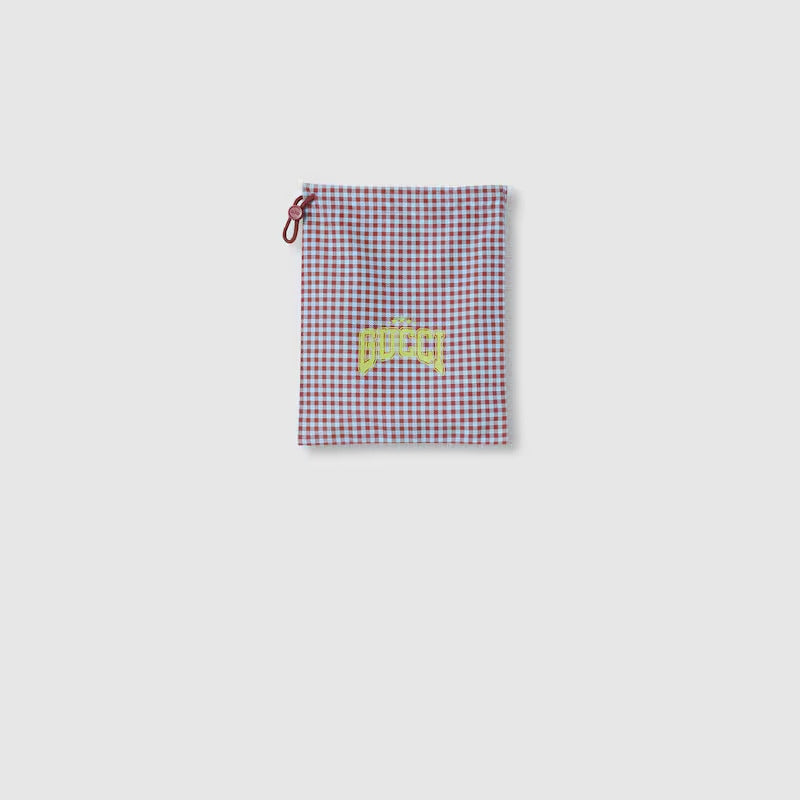 GUCCI PRINTED TECHNICAL POPLIN SWIM SHORT